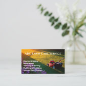 Lawnpro Premium Service Visitenkarte (Stehend Vorderseite)