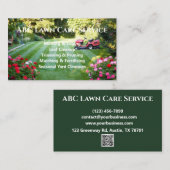 Lawnpro Premium Service Visitenkarte (Vorne/Hinten)