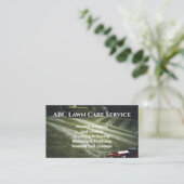 Lawnpro Premium Service Visitenkarte (Stehend Vorderseite)