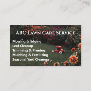 Lawnpro Premium Service Visitenkarte