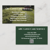 Lawnpro Premium Service Visitenkarte (Vorne/Hinten)