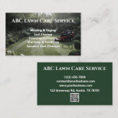 Lawnpro Premium Service Visitenkarte (Vorne/Hinten)