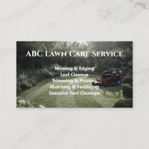 Lawnpro Premium Service Visitenkarte