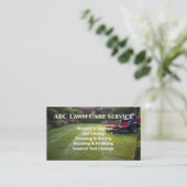 Lawnpro Premium Service Visitenkarte (Stehend Vorderseite)
