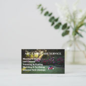 Lawnpro Premium Service Visitenkarte (Stehend Vorderseite)