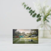 Lawnpro Premium Service Visitenkarte (Stehend Vorderseite)