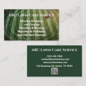 Lawnpro Premium Service Visitenkarte (Vorne/Hinten)