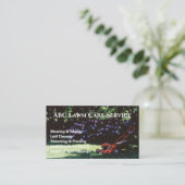 Lawnpro Premium Service Visitenkarte (Stehend Vorderseite)