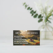 Lawnpro Premium Service Visitenkarte (Stehend Vorderseite)