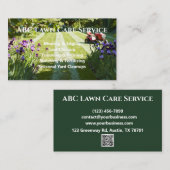 Lawnpro Premium-Service Visitenkarte (Vorne/Hinten)