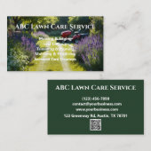 Lawnpro Premium-Service Visitenkarte (Vorne/Hinten)