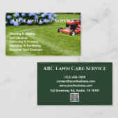 Lawnpro Premium-Service Visitenkarte (Vorne/Hinten)