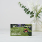 Lawnpro Premium-Service Visitenkarte (Stehend Vorderseite)