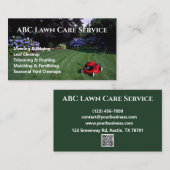 Lawnpro Premium Service Visitenkarte (Vorne/Hinten)