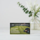 Lawnpro Premium Service Visitenkarte (Stehend Vorderseite)