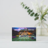 Lawnpro Premium Service Visitenkarte (Stehend Vorderseite)