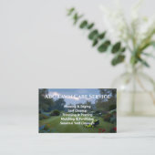 Lawnpro Premium Service Visitenkarte (Stehend Vorderseite)