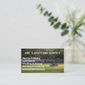Lawnpro Premium Service Visitenkarte (Stehend Vorderseite)