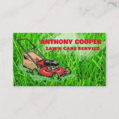 Lawnscaper lawncare visitenkarte (Vorderseite)