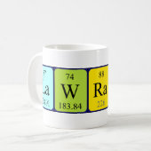 Lawrance Periodenname Tasse (Vorderseite Links)