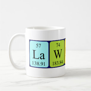 Lawrance Periodenname Tasse