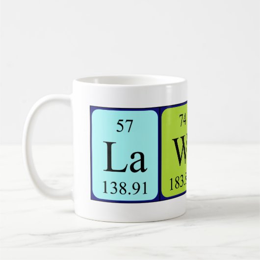 Lawren Periodenname Tasse (Links)