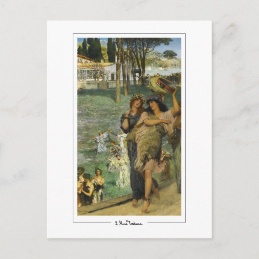 Lawrence Alma-Tadema #32 - Fine Art Postcard Postkarte (Vorderseite)