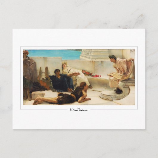 Lawrence Alma-Tadema #4 - Fine Art Postcard Postkarte (Vorderseite)