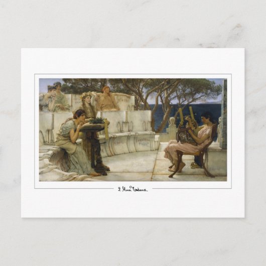 Lawrence Alma-Tadema #5 - Fine Art Postcard Postkarte (Vorderseite)