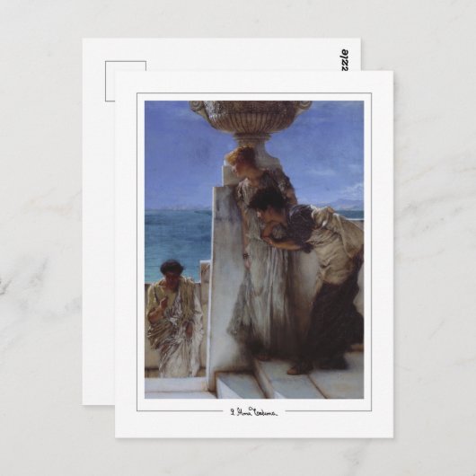 Lawrence Alma-Tadema #88 - Fine Art Postcard Postkarte (Vorne/Hinten)