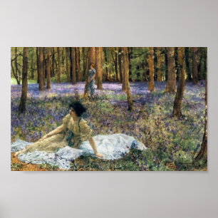 Lawrence Alma Tadema Bluebells Poster
