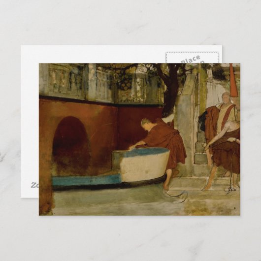 Lawrence Alma-Tadema - die Einschiffung auf der Sc Postkarte (Vorne/Hinten)