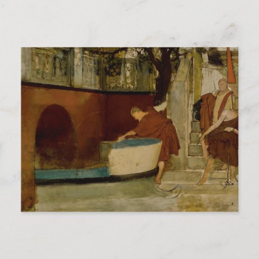 Lawrence Alma-Tadema - die Einschiffung auf der Sc Postkarte (Vorderseite)