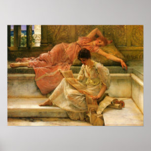 Lawrence Alma-Tadema - ein Lieblingsdichter Poster