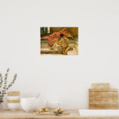 Lawrence Alma-Tadema - ein Lieblingsdichter Poster (Küche)