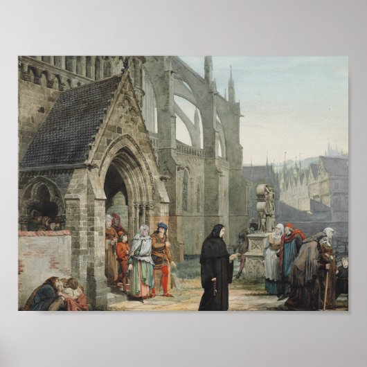 Lawrence Alma-Tadema - Faust und Marguerite Poster (Vorne)