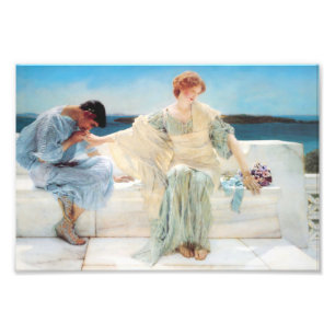 Lawrence Alma Tadema Fragte mich nicht mehr Fotodruck