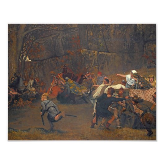 Lawrence Alma-Tadema - Gunthram Bose und seine Fotodruck (Vorne)