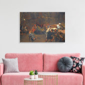 Lawrence Alma-Tadema - Gunthram Bose und seine Leinwanddruck (Insitu (Wohnzimmer))