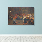 Lawrence Alma-Tadema - Gunthram Bose und seine Leinwanddruck (Insitu (Holzboden))