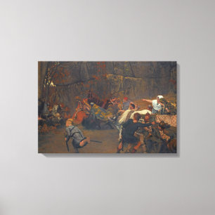 Lawrence Alma-Tadema - Gunthram Bose und seine Leinwanddruck