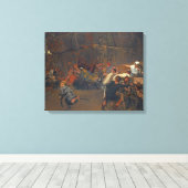 Lawrence Alma-Tadema - Gunthram Bose und seine Leinwanddruck (Insitu (Holzboden))