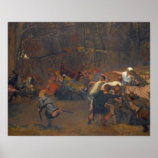 Lawrence Alma-Tadema - Gunthram Bose und seine Poster (Vorne)