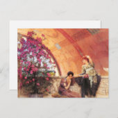 Lawrence Alma Tadema Unbewusste Rivalen Postkarte (Vorne/Hinten)
