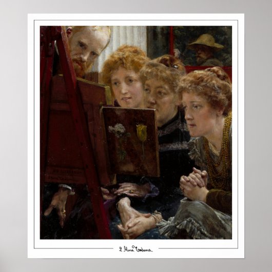 Lawrence Alma-Tadema Zedign Art Poster #125 (Vorne)