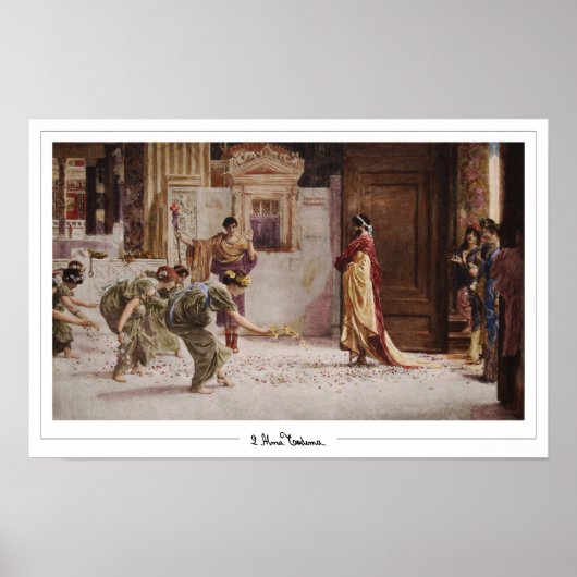 Lawrence Alma-Tadema Zedign Art Poster #157 (Vorne)