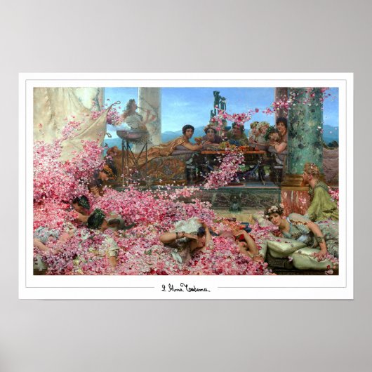 Lawrence Alma-Tadema Zedign Art Poster #162 (Vorne)