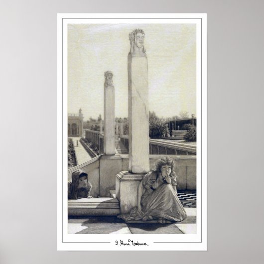 Lawrence Alma-Tadema Zedign Art Poster #317 (Vorne)