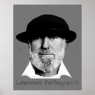 Lawrence Ferlinghetti Poster