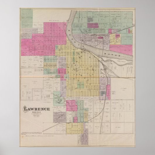 Lawrence, Kansas Poster (Vorne)